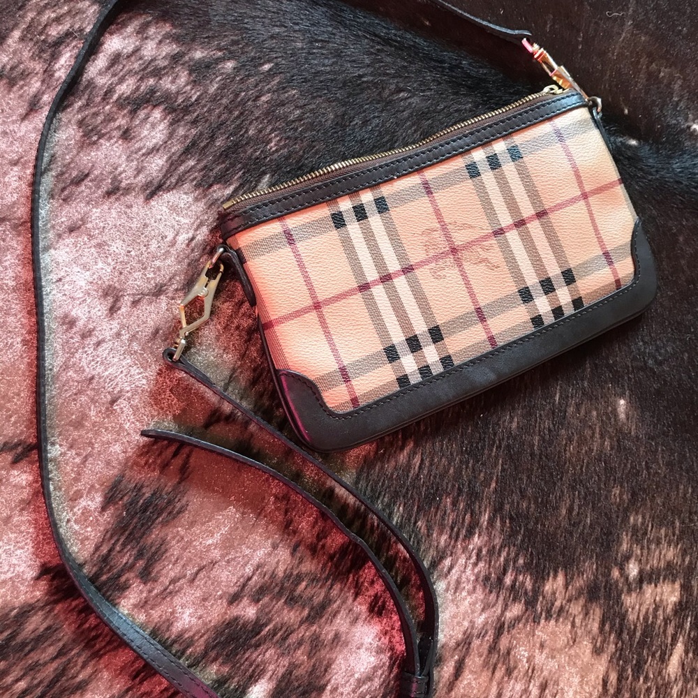 Burberry Haymarket Peyton Small Crossbody